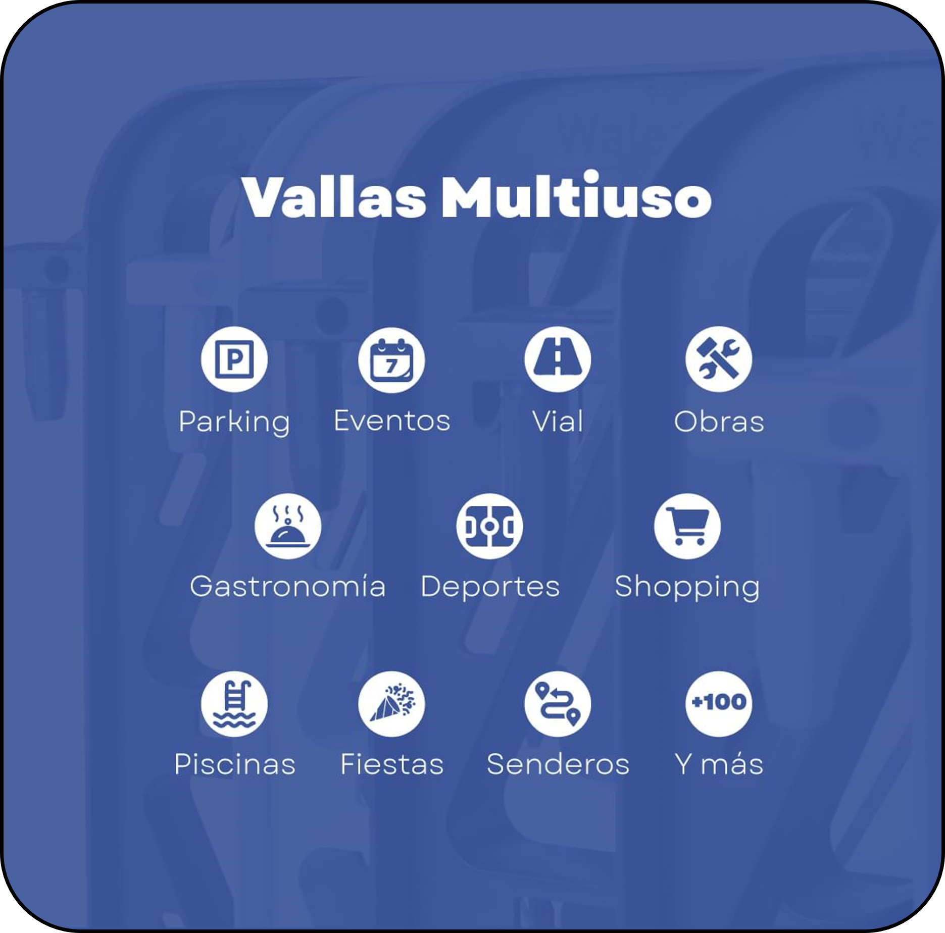 Vallas plásticas vista 6